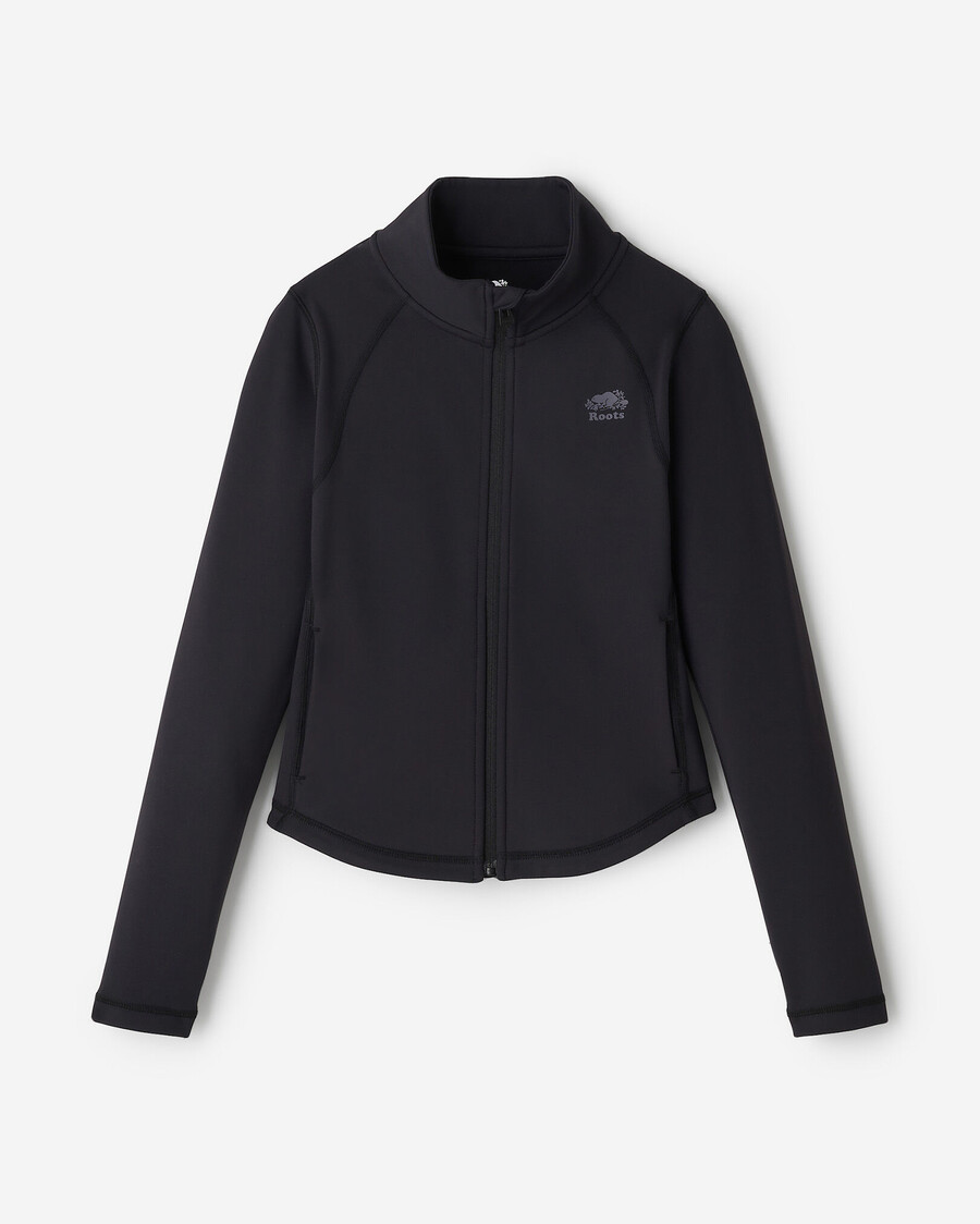 aktive warme trainingsjacke für mädchen