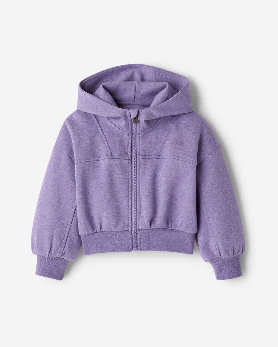 aktiver zip-hoodie für kleinkinder mädchen