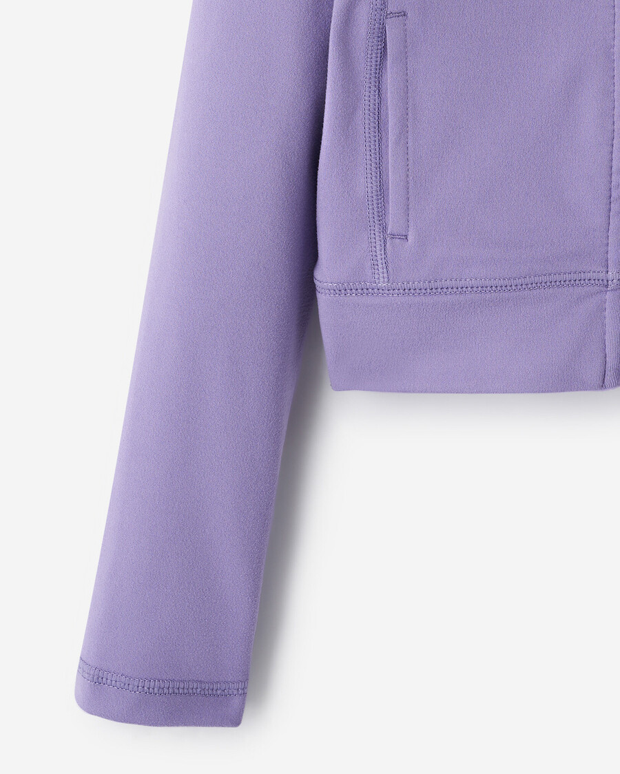 aktive zip-trainingsjacke für kleinkinder mädchen