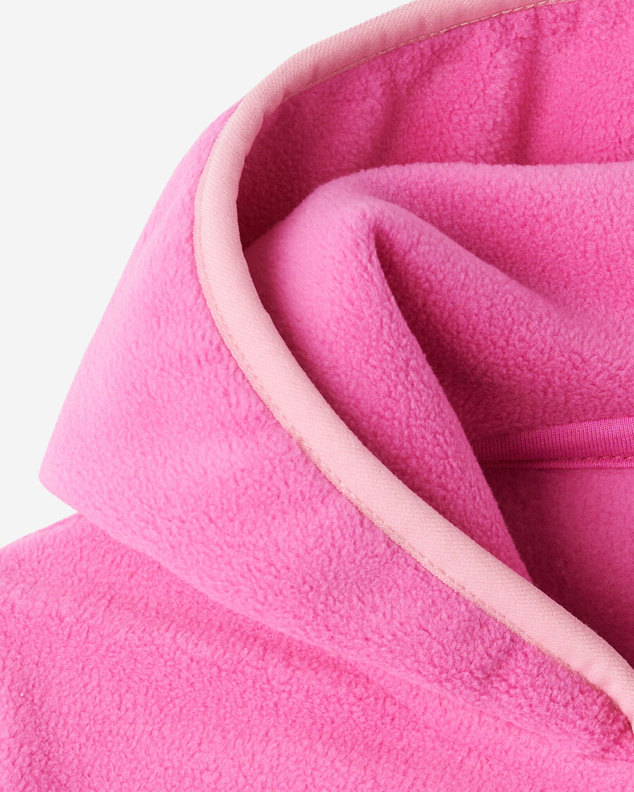 kleinkind-aktiv-mikrofleece-kapuzenjacke mit durchgehendem reißverschluss