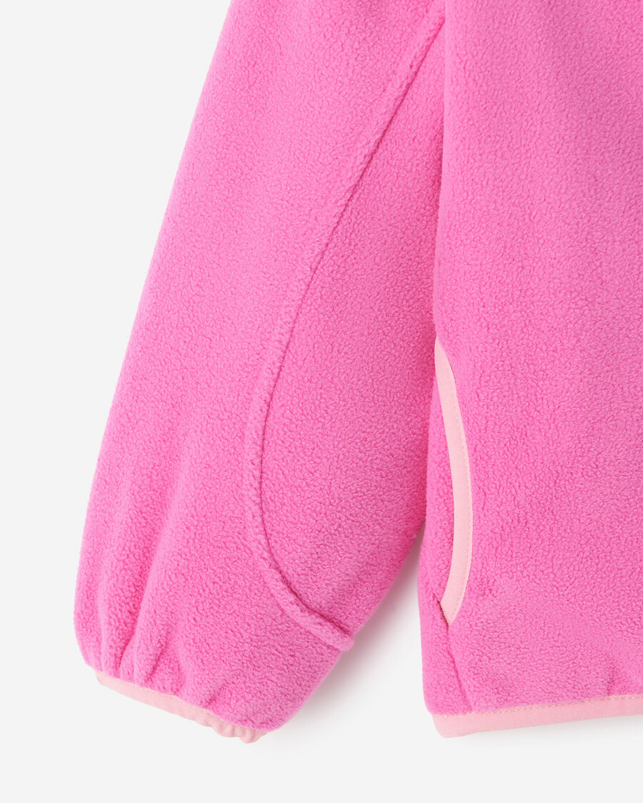 kleinkind-aktiv-mikrofleece-kapuzenjacke mit durchgehendem reißverschluss