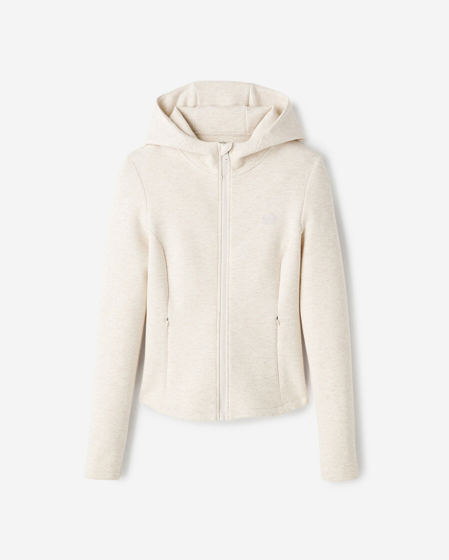 roam kapuzenjacke mit durchgehendem reißverschluss