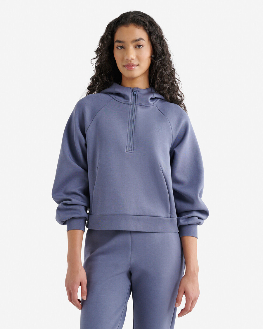 roam half zip hoodie
