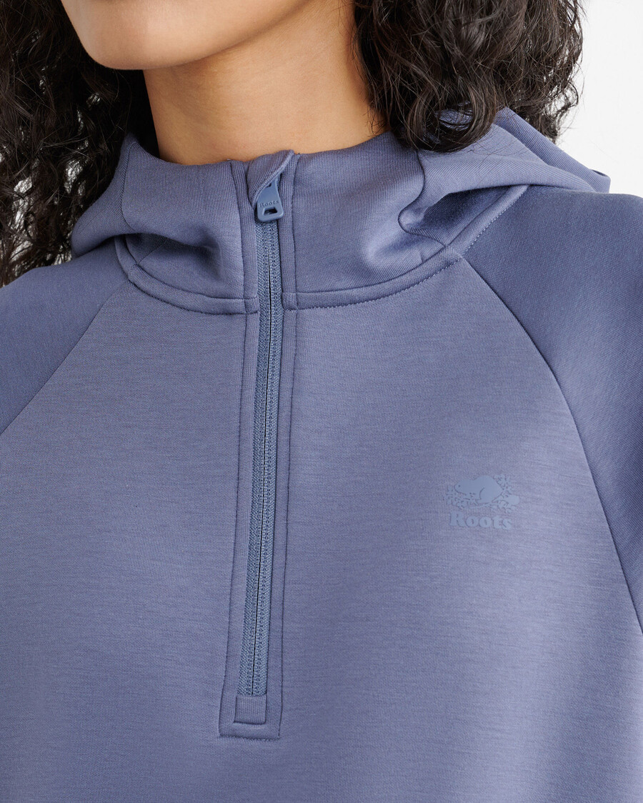 roam half zip hoodie