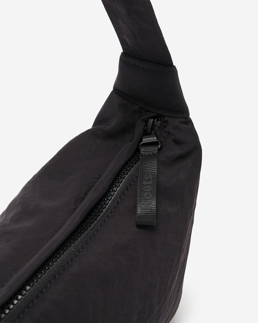 nylon-tasche mittelgroß halbmondförmig