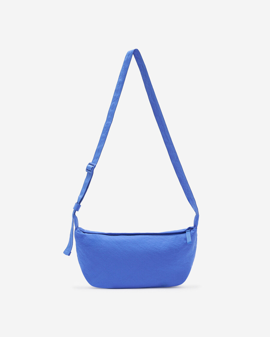 nylon-tasche mittelgroß halbmondförmig