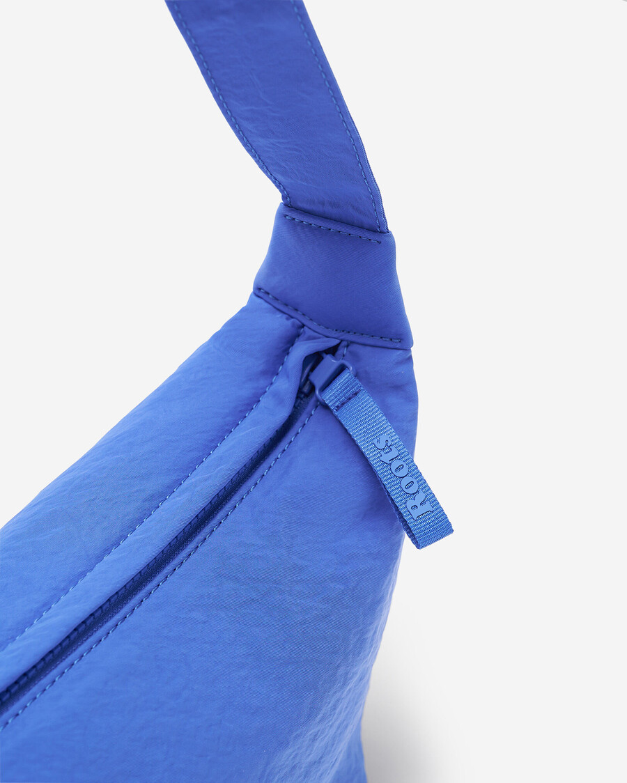 nylon-tasche mittelgroß halbmondförmig