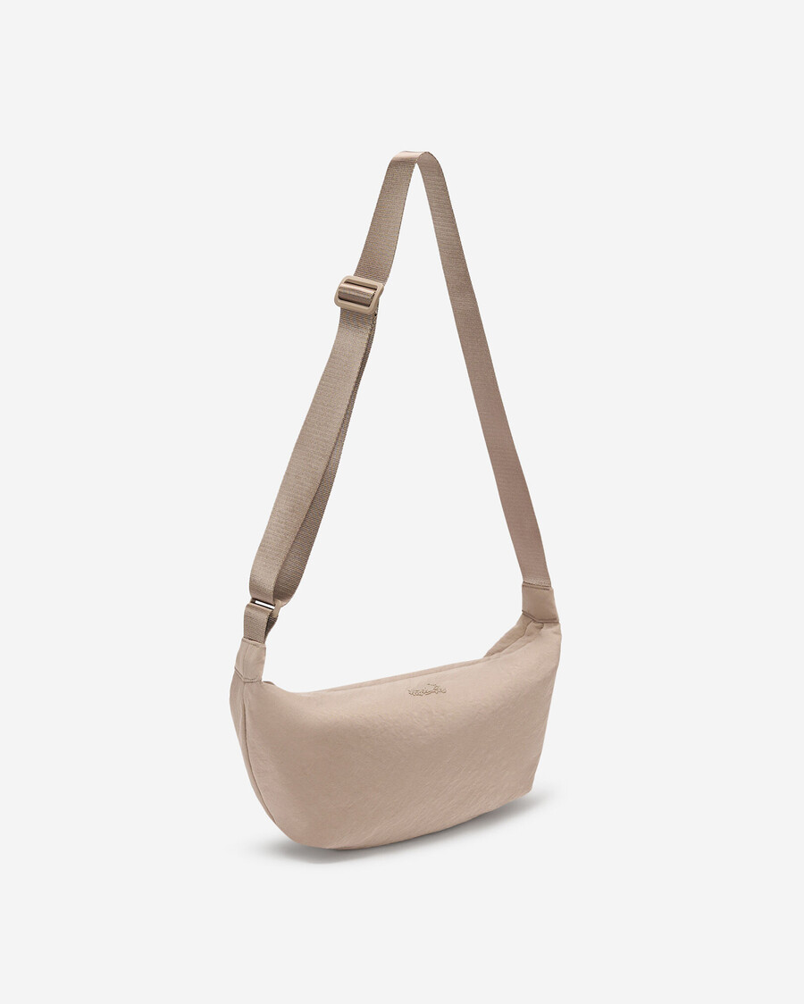 nylon-tasche mittelgroß halbmondförmig
