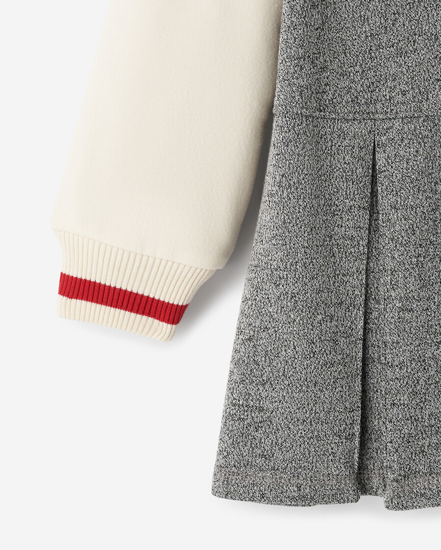 gemütliches hüttenkleid für kleinkinder mädchen