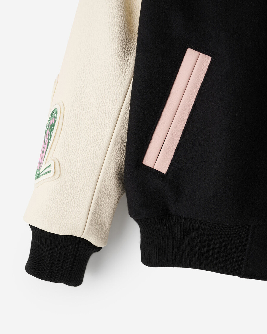 roots x wicked varsity-jacke für kinder
