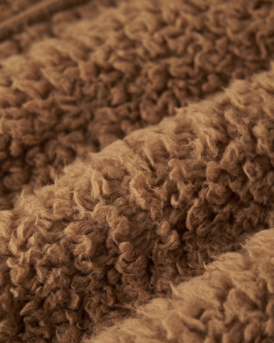 creekside shearling fleece-kapuzenjacke für kleinkinder mit durchgehendem reißverschluss