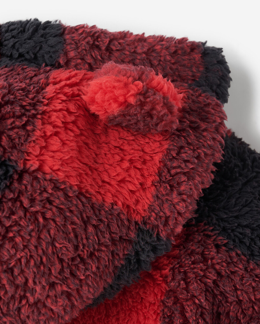 creekside shearling fleece-kapuzenjacke für kleinkinder mit durchgehendem reißverschluss