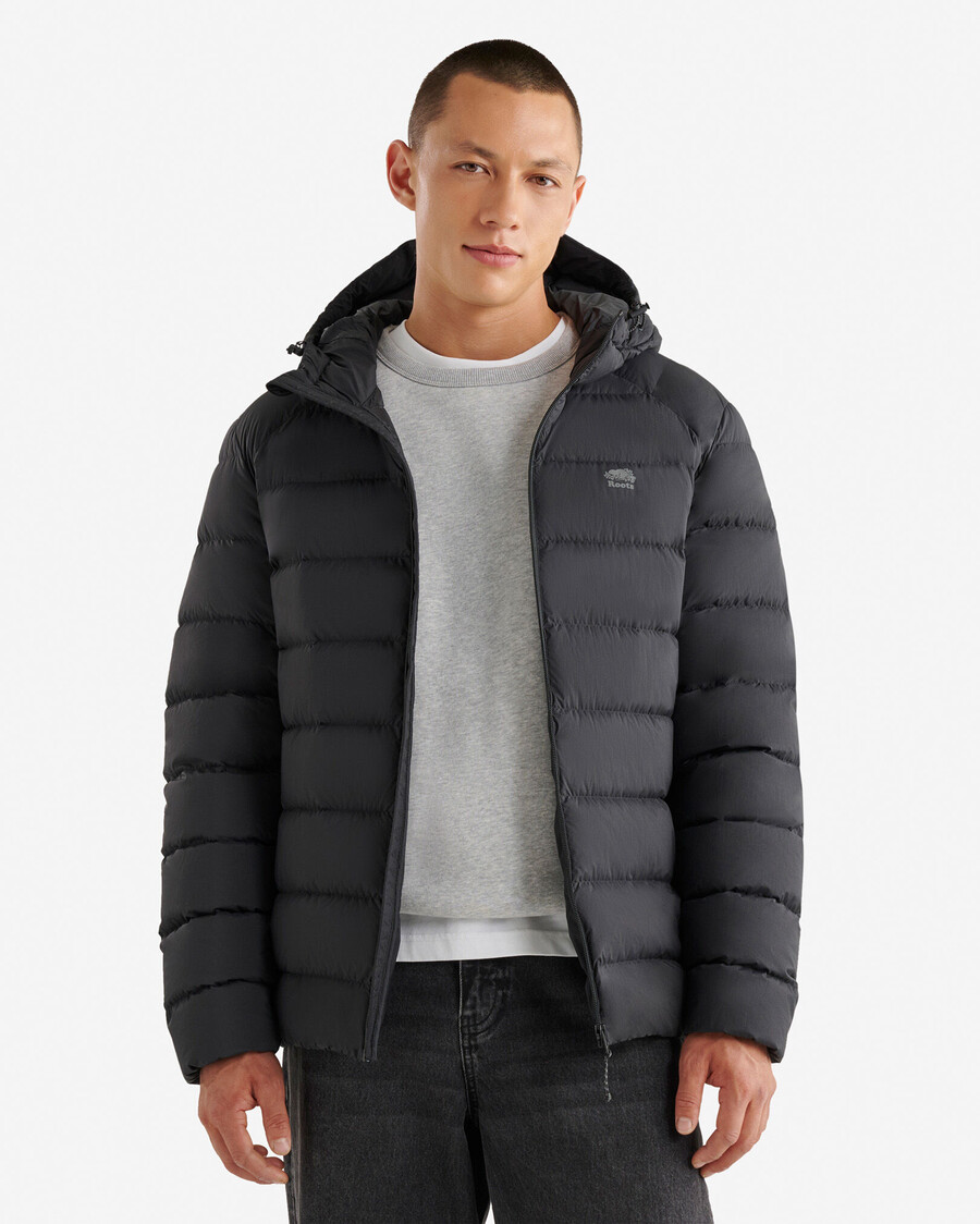 roots daunen-packbare jacke