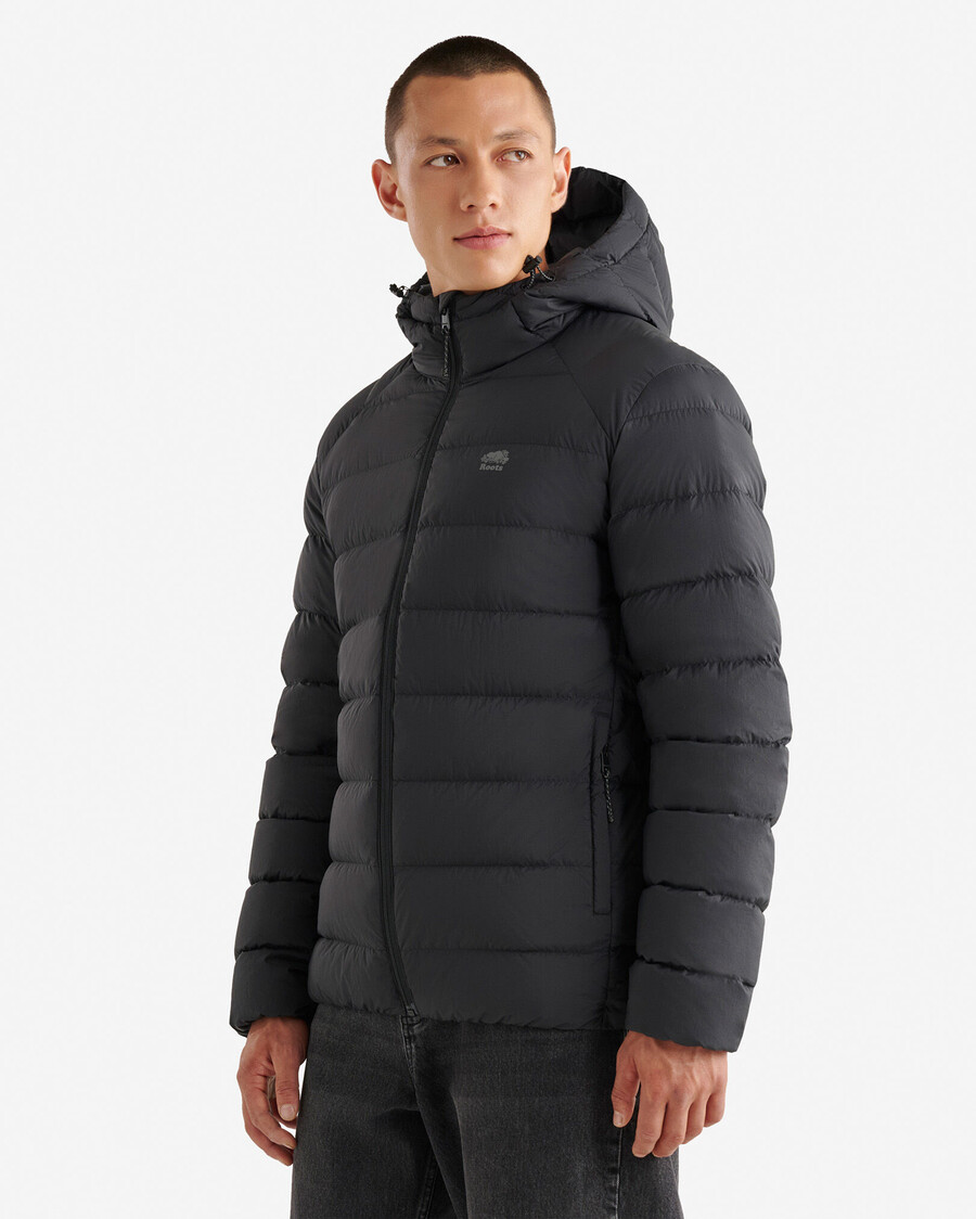 roots daunen-packbare jacke