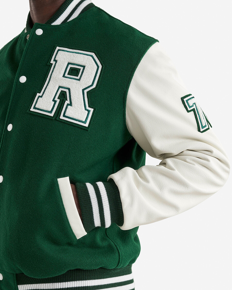 vintage-collegejacke für herren