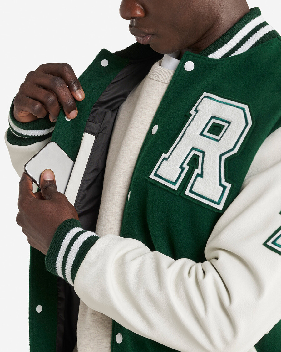 vintage-collegejacke für herren