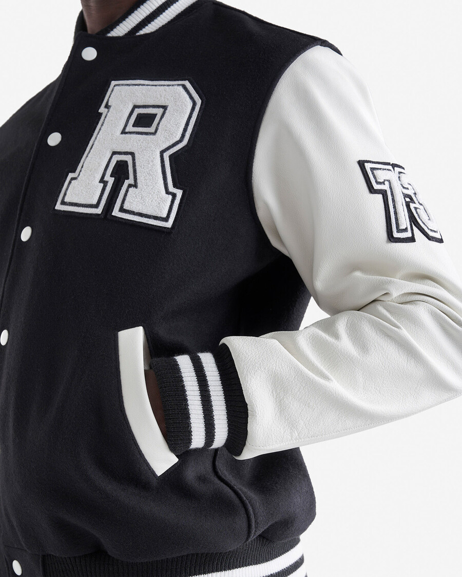 vintage-collegejacke für herren