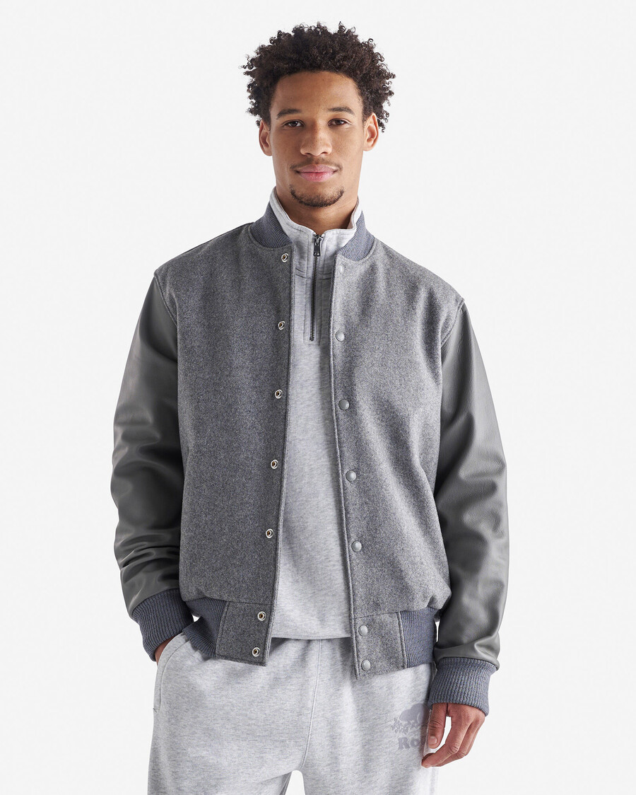 klassische collegejacke für herren