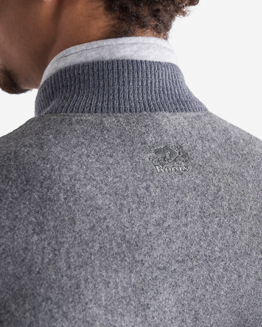 klassische collegejacke für herren