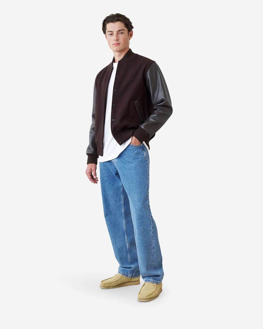 klassische collegejacke für herren