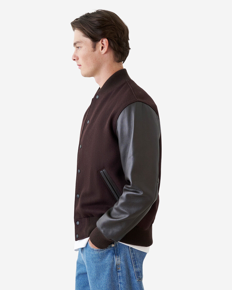 klassische collegejacke für herren