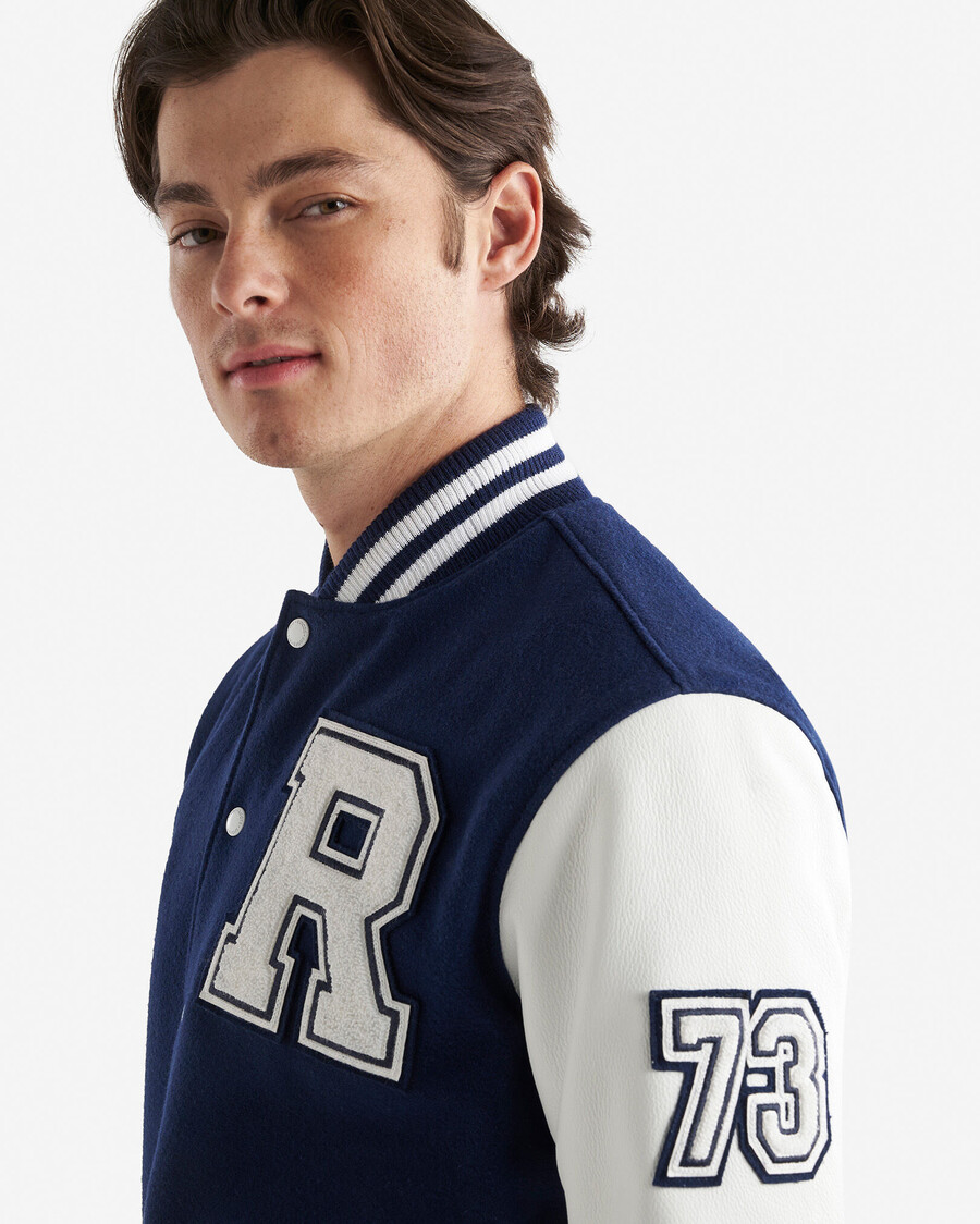 vintage-collegejacke für herren
