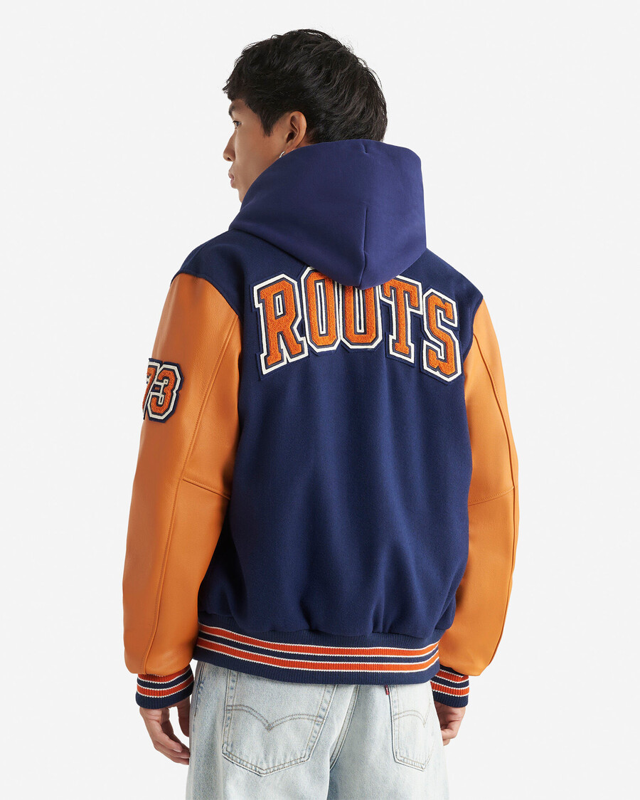 vintage-collegejacke für herren