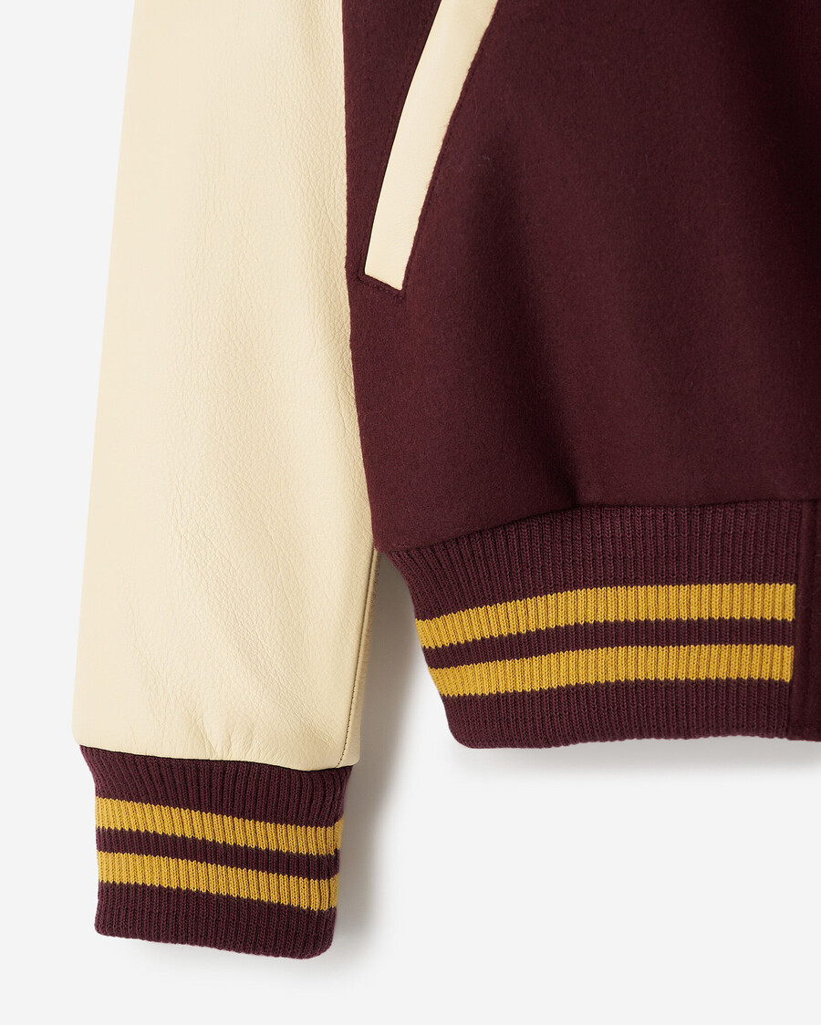 vintage-collegejacke für herren