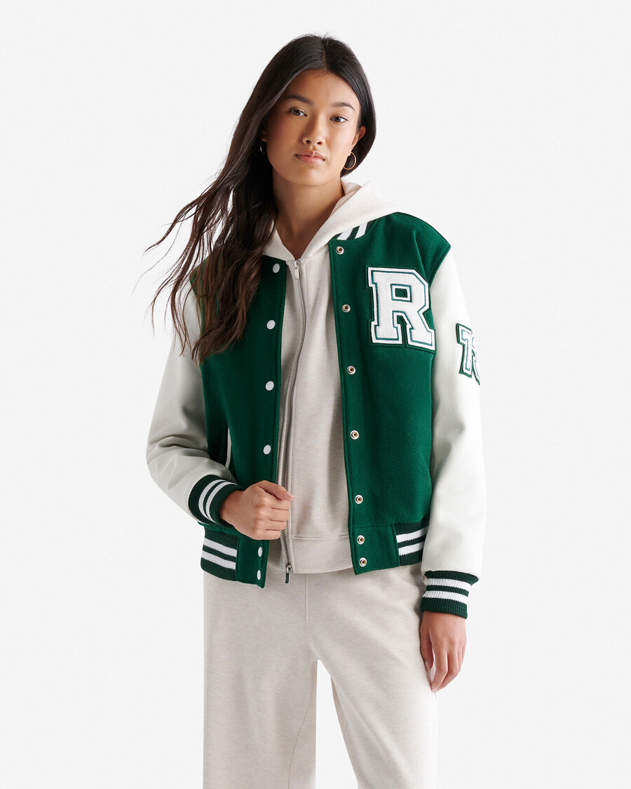 vintage-collegejacke für damen