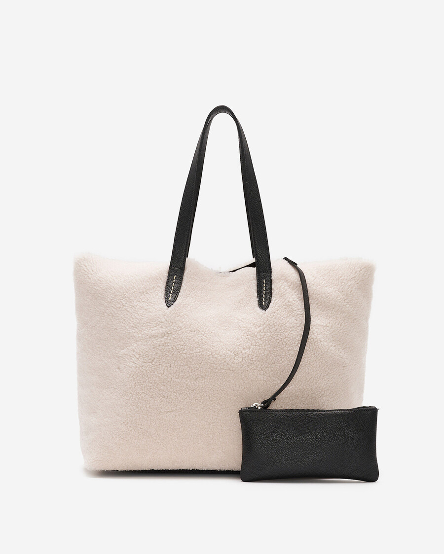 tragetasche aus shearling