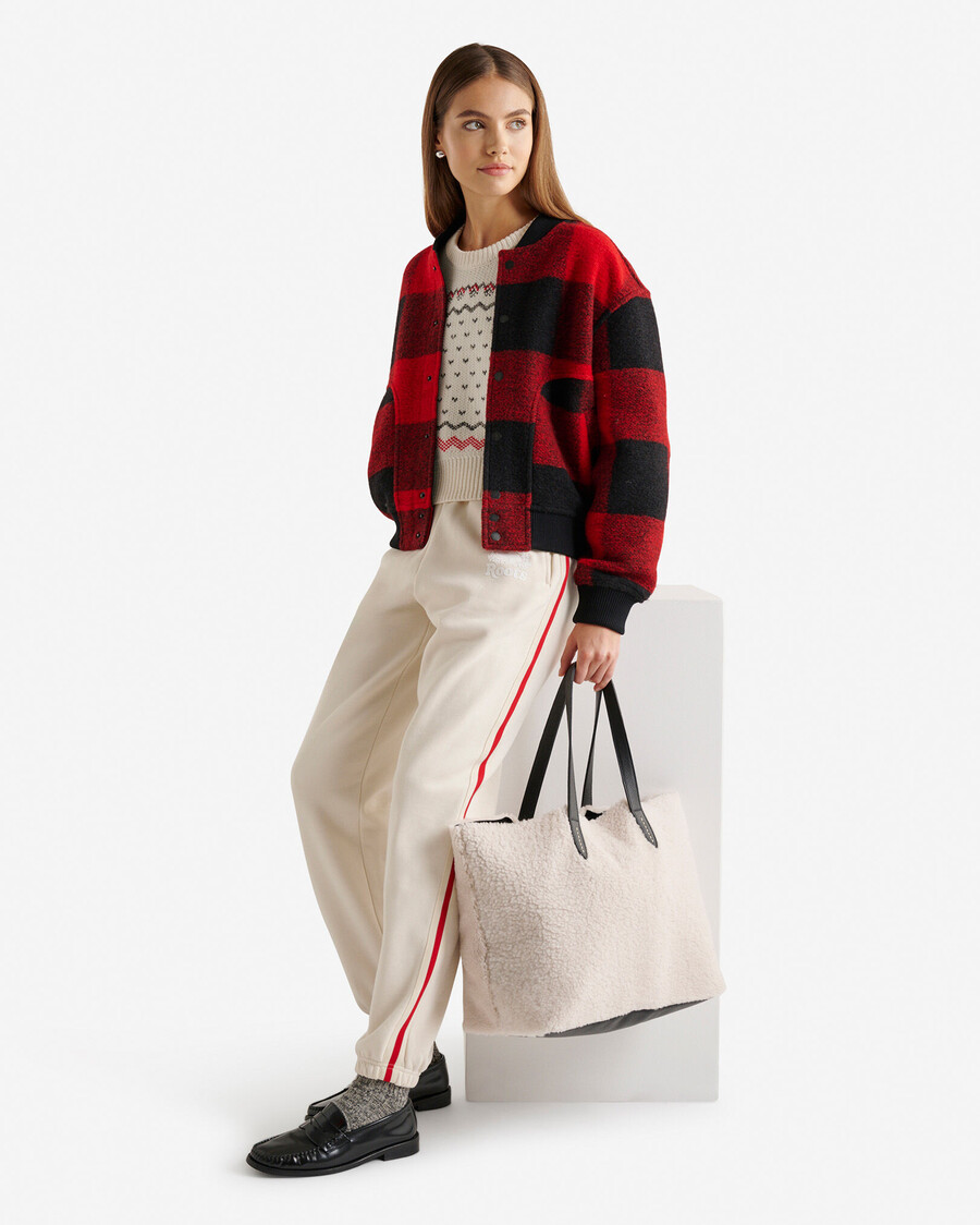 tragetasche aus shearling