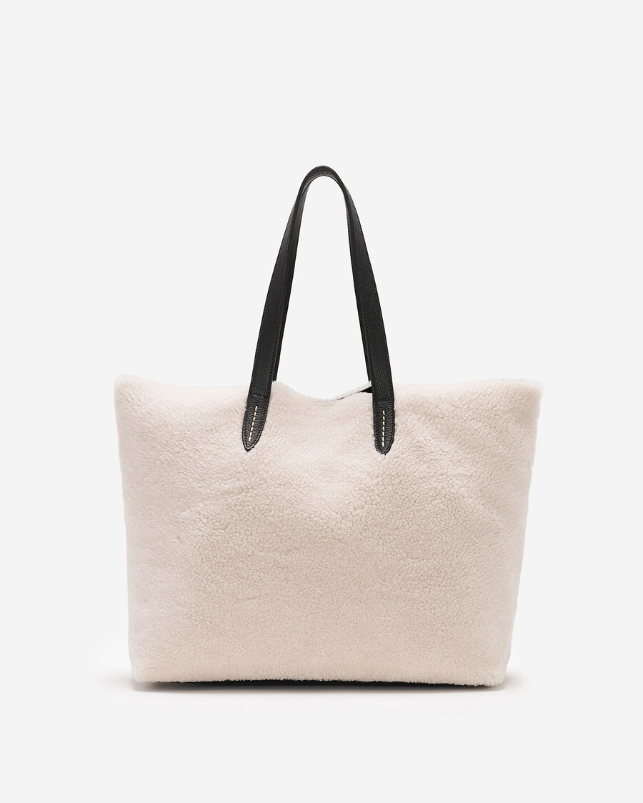 tragetasche aus shearling