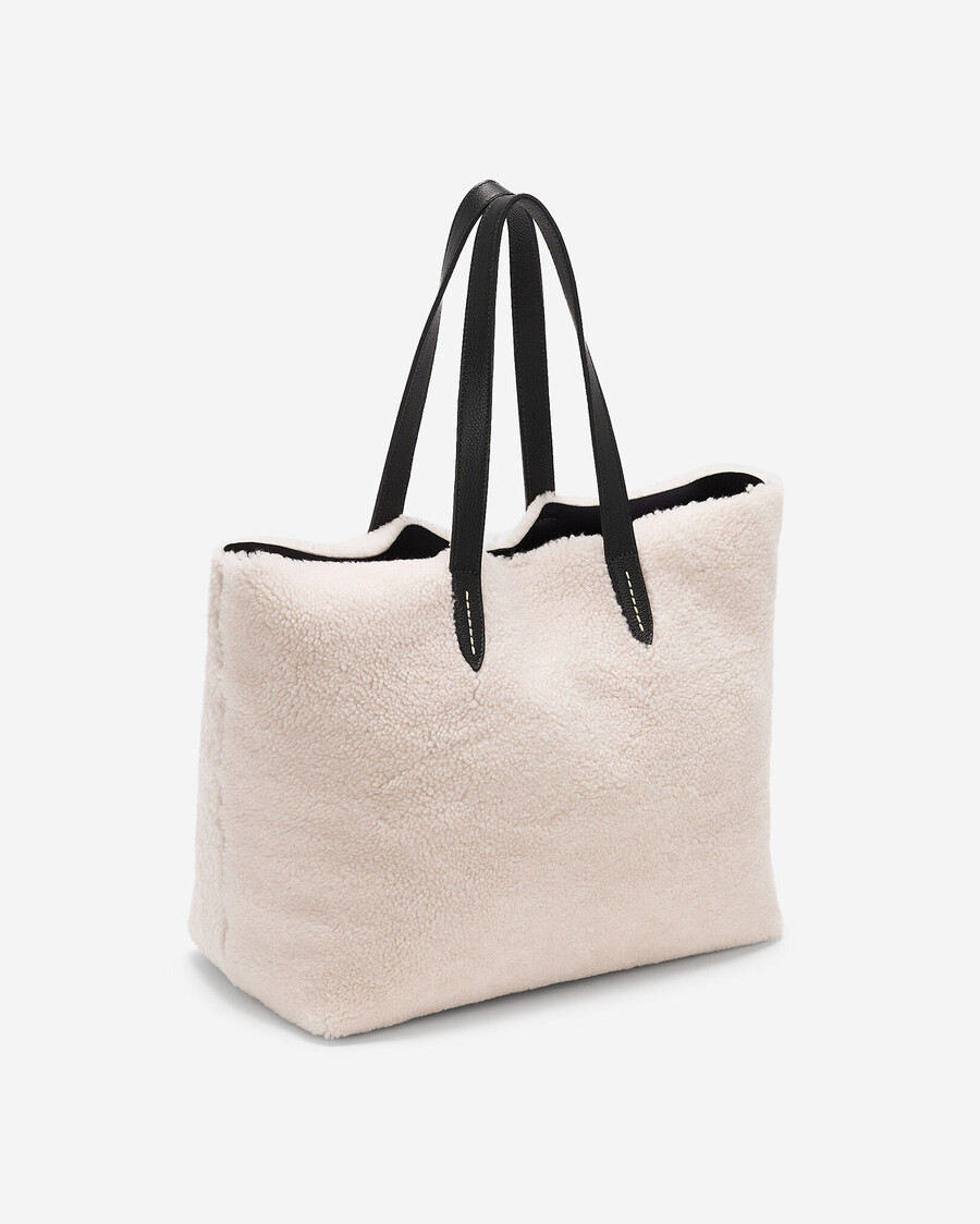 tragetasche aus shearling