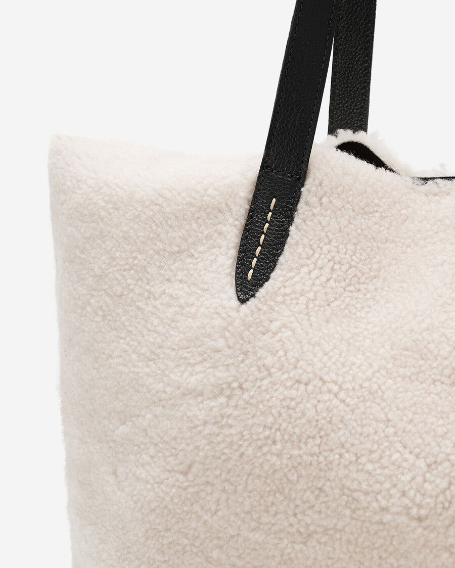 tragetasche aus shearling