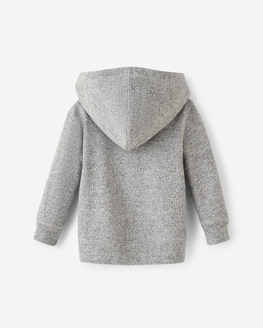 baby organic original kapuzenpullover mit durchgehendem reißverschluss