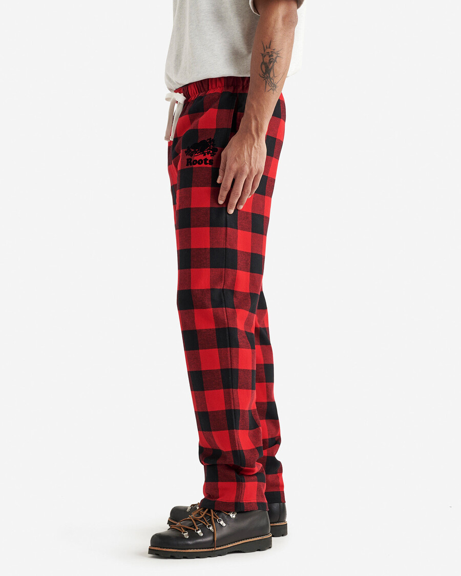 herren park plaid pyjamahose