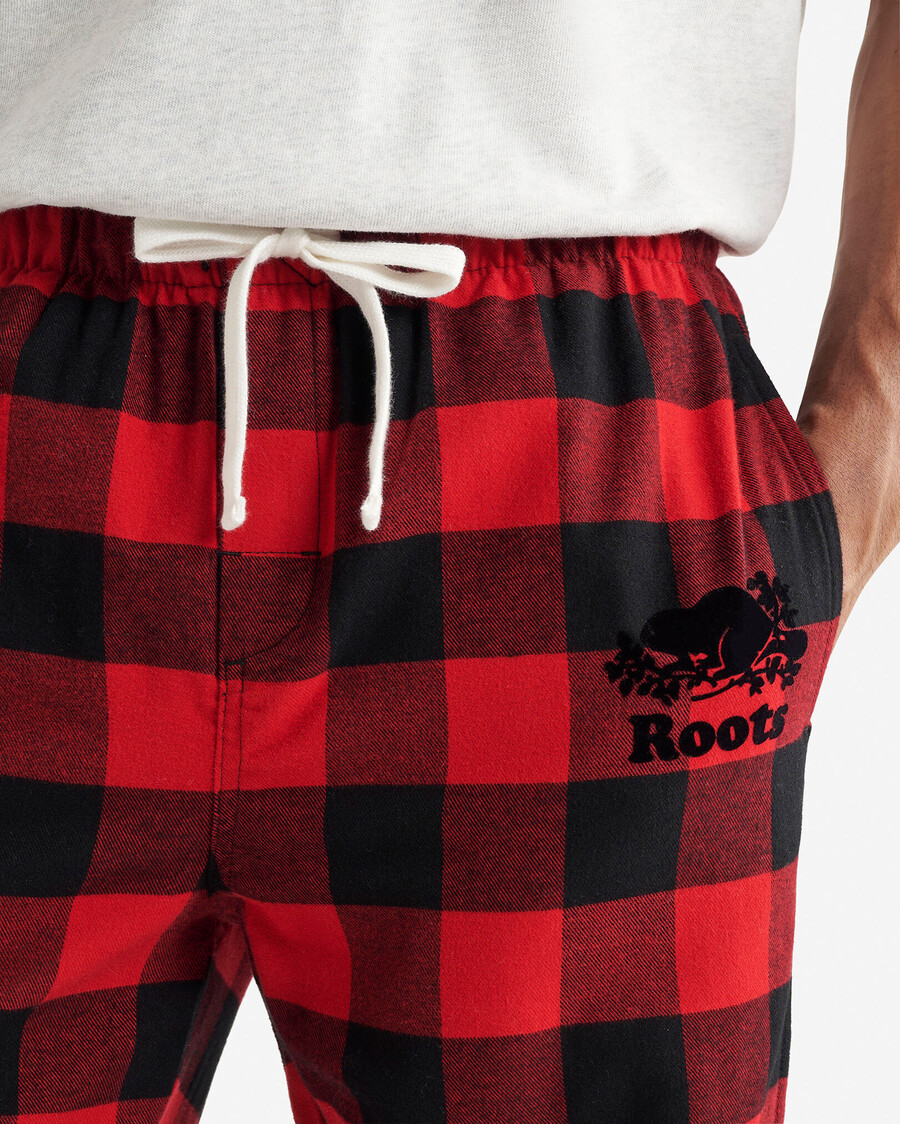 herren park plaid pyjamahose