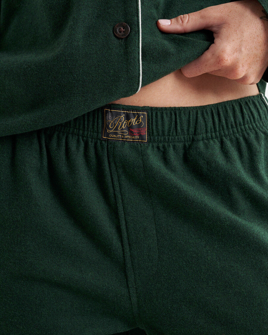 damen-pyjama-set roots signature