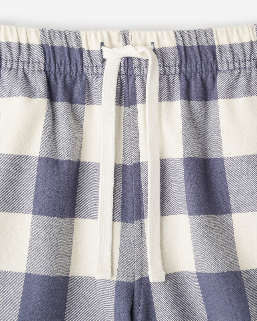 damen-pyjamashorts mit karomuster