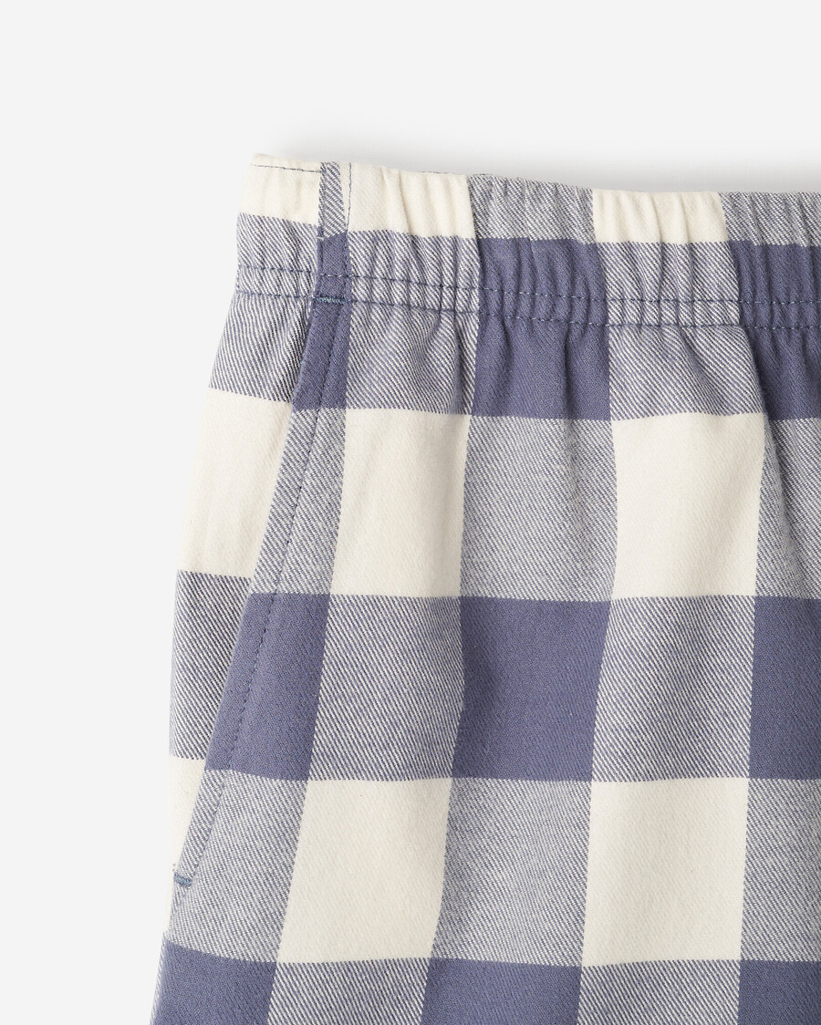 damen-pyjamashorts mit karomuster