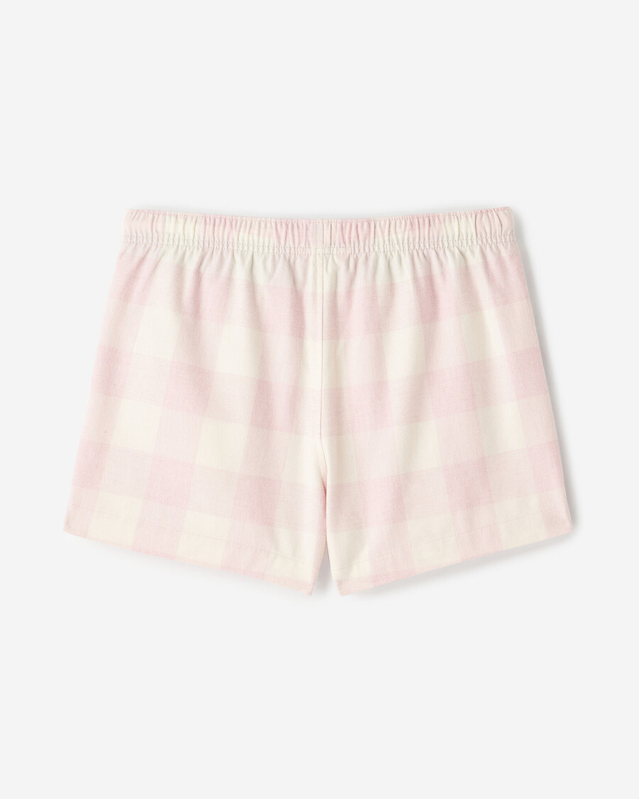 damen-pyjamashorts mit karomuster