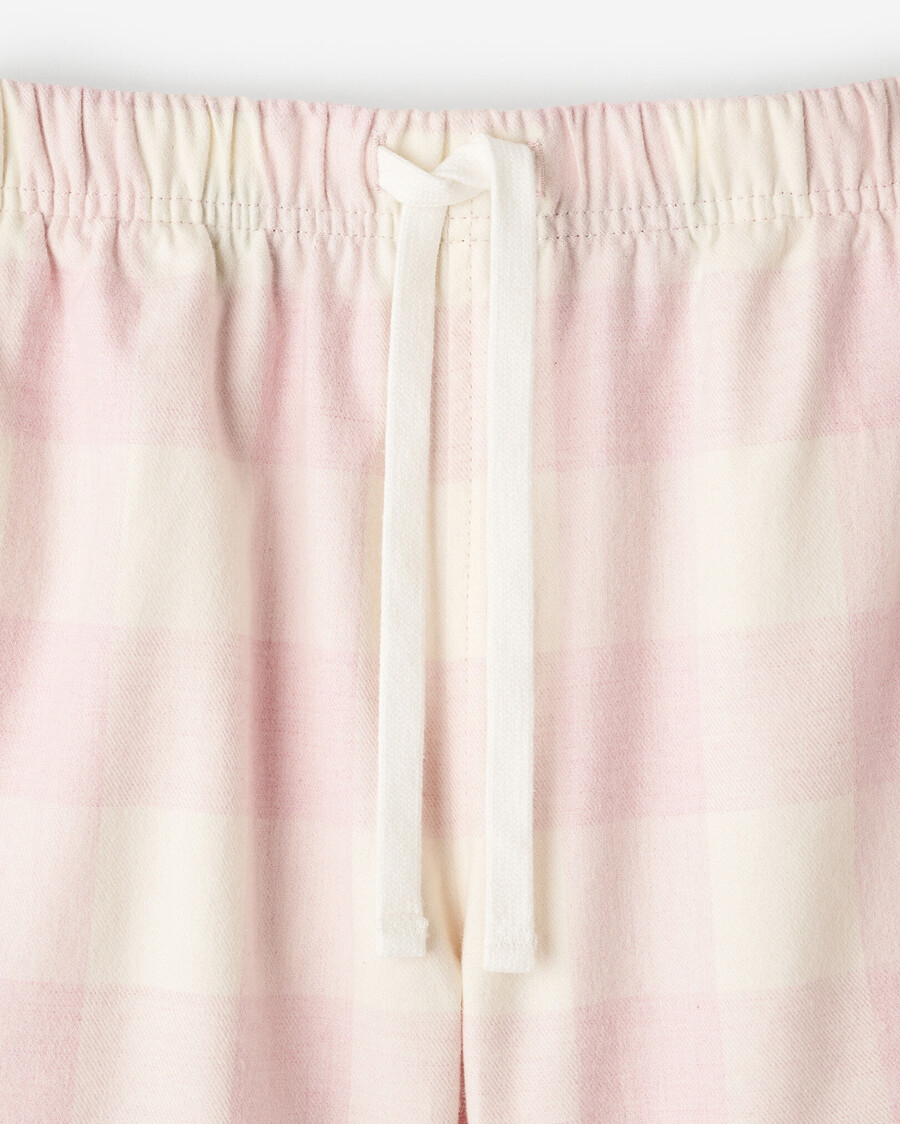 damen-pyjamashorts mit karomuster