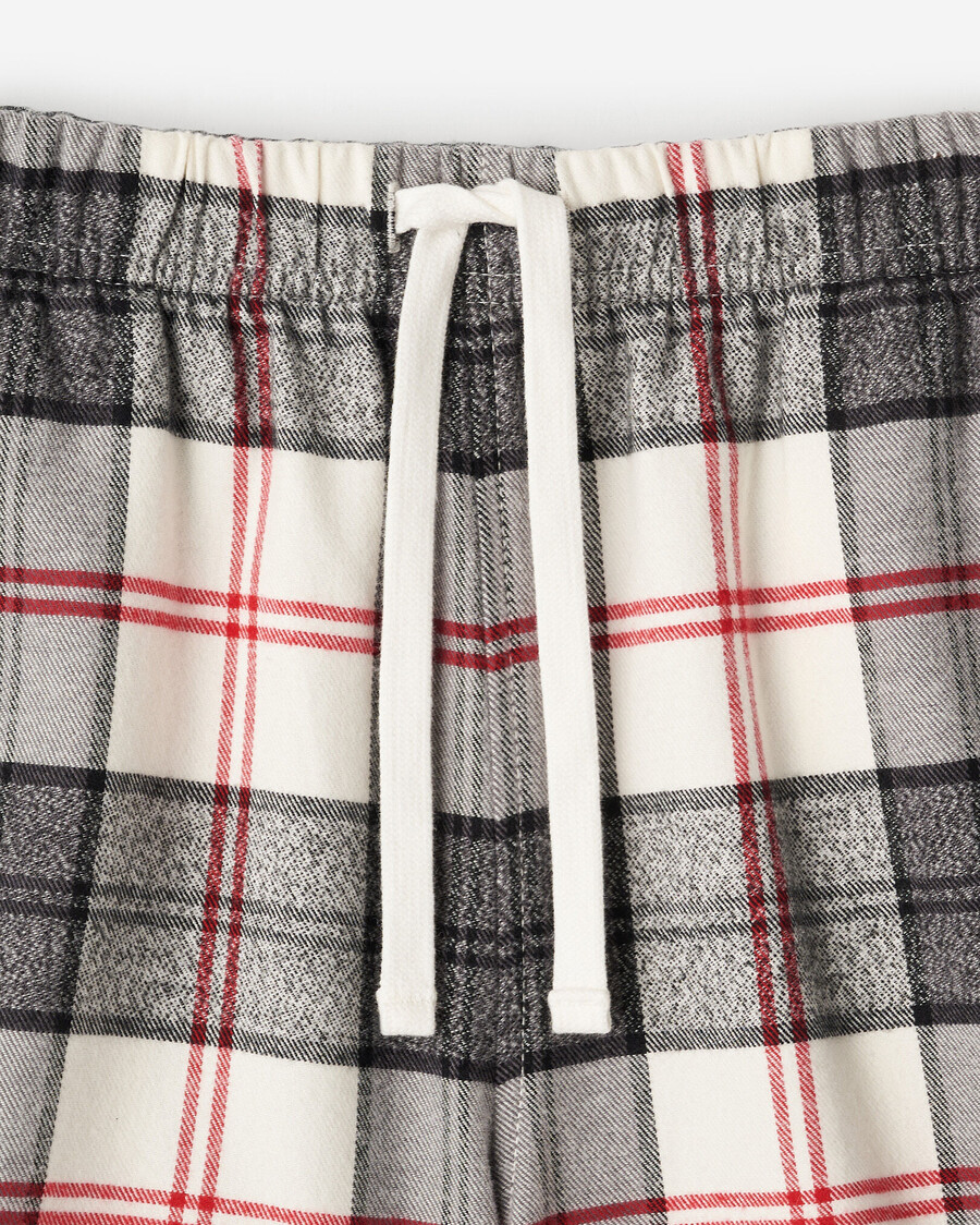 damen-pyjamashorts mit karomuster