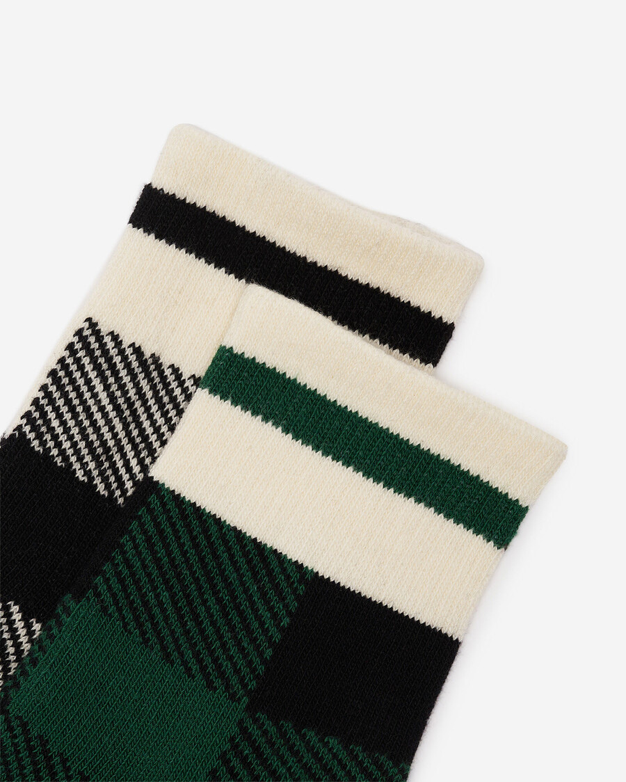 parkkarierte knöchelsocken für erwachsene 2er-pack