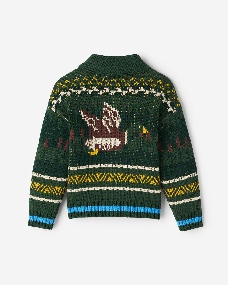 kleinkind-kabinenschal fair-isle-strickjacke