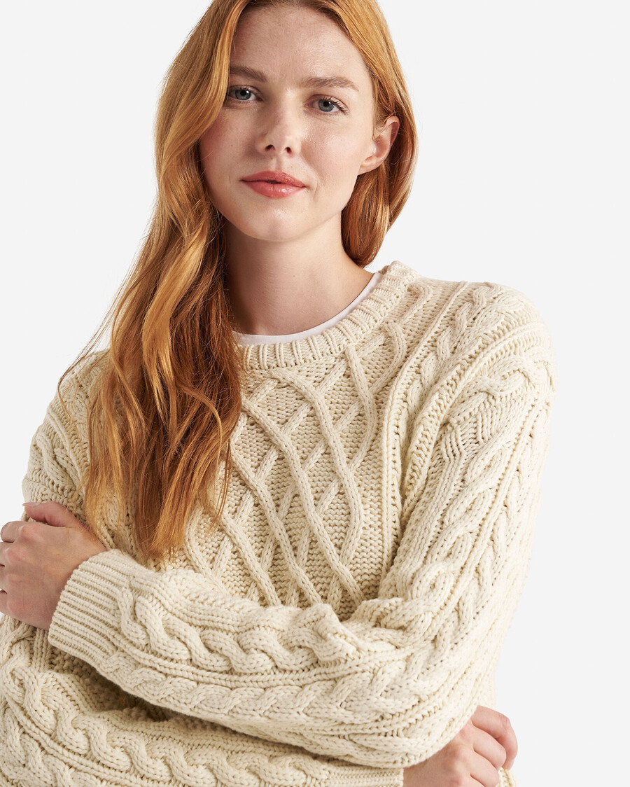 zopfstrickpullover
