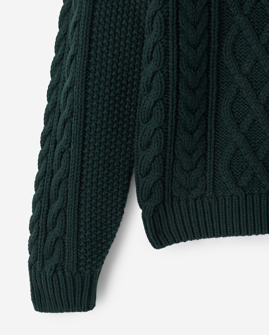 zopfstrickpullover