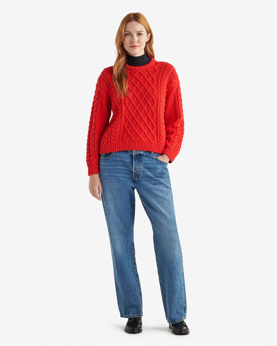 zopfstrickpullover