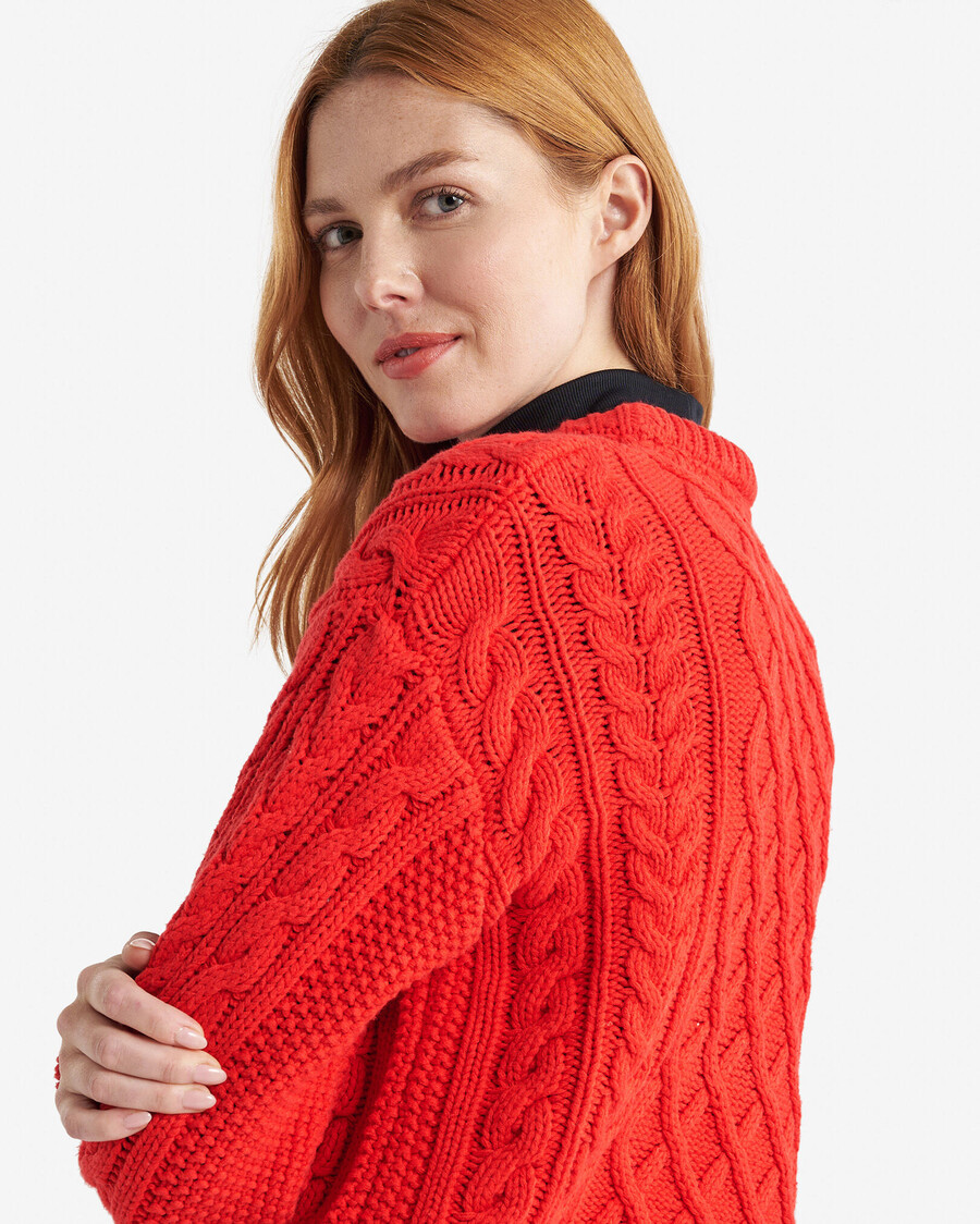 zopfstrickpullover