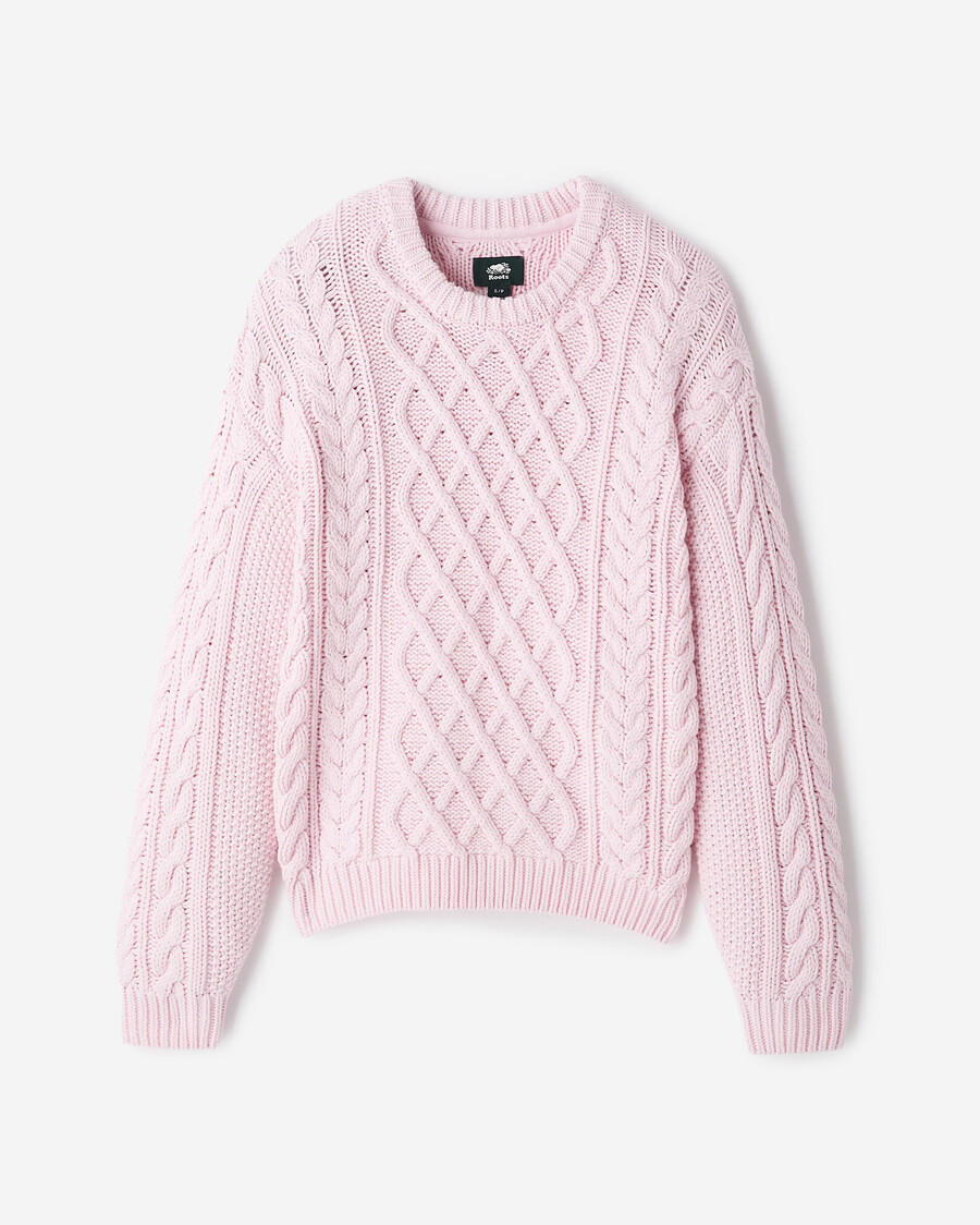 zopfstrickpullover